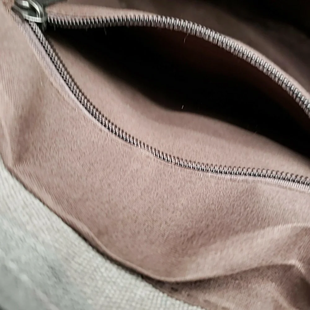 Dxyizu Brown Canvas Travel Duffle Bag Soft Case Adjustable Shoulder Strap Men